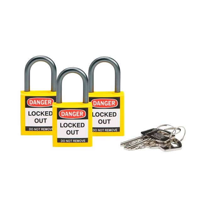 118961 BRADY COMPACT SFTY PADLOCK YELLO