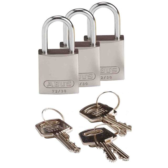 133287 BRADY COMPACT ALUM PADLOCK SILVR