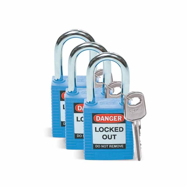 105887 BRADY SFTY PADLOCK, 1.5" BLUE KA