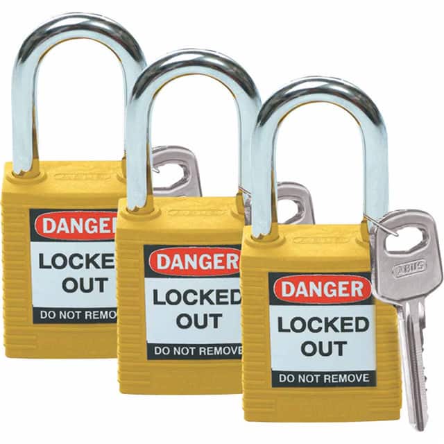 105888 BRADY SFTY PADLOCK, 1.5" YEL KA