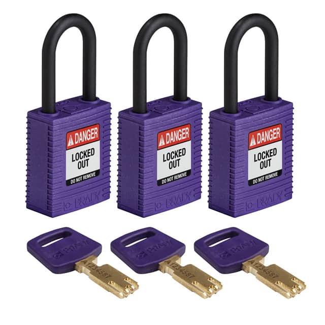 NYL-PRP-38PL-KA3PK NYLON LOCK PRP 38MM PL SHKL KA 3