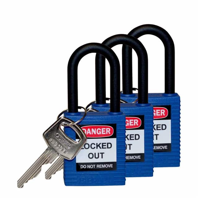 123334 SAFETY LOCK, 1.5" KA BLU, NYLN S