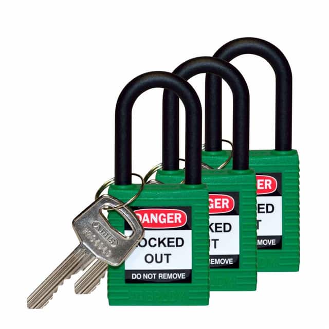 123335 SAFETY LOCK, 1.5" KA GRN, NYLN S