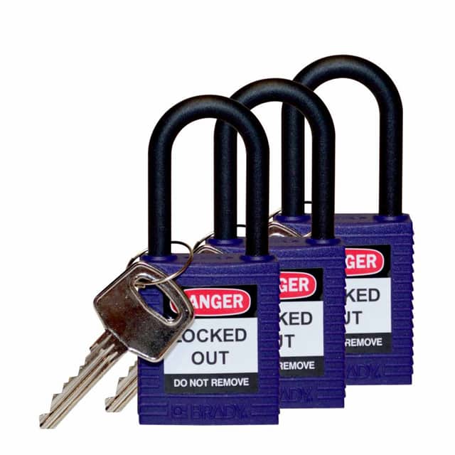 123340 SAFETY LOCK, 1.5" KA PUR, NYLN S