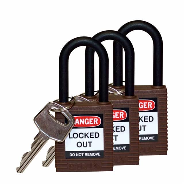 123339 SAFETY LOCK, 1.5" KA BRN, NYLN S