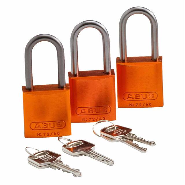 123432 ABUS ALUM PADLOCK, 1.5" KA ORANG