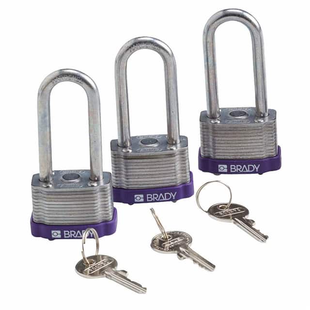 123277 KEY RETAINING STEEL LOCK HB PURP