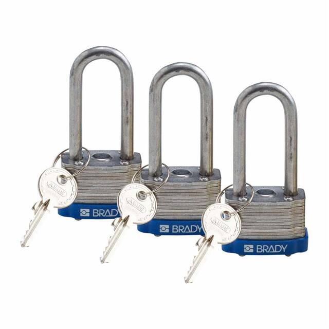 118973 KEY RETAINING STEEL LOCK HB BLUE