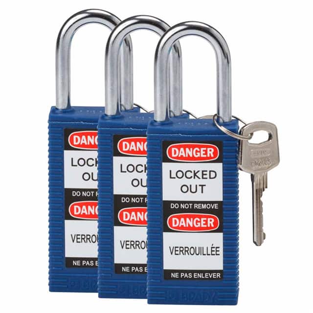 123415 LONG BODY SFTY LOCK, 1.5" KA BLU