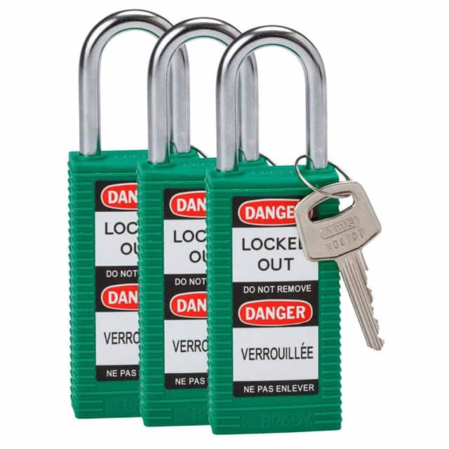 123416 LONG BODY SFTY LOCK, 1.5" KA GRE