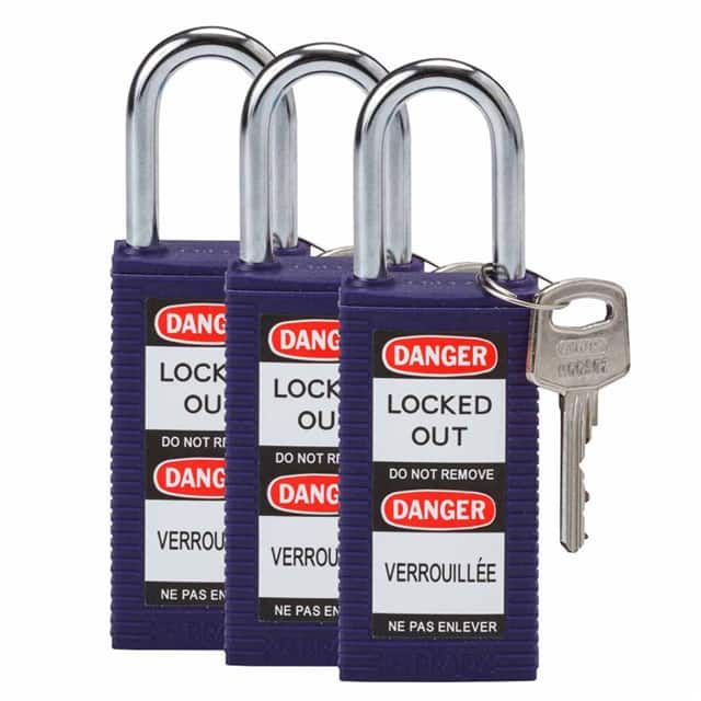 123421 LONG BODY SFTY LOCK, 1.5" KA PUR