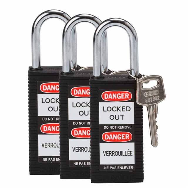 123419 LONG BODY SFTY LOCK, 1.5" KA BLA