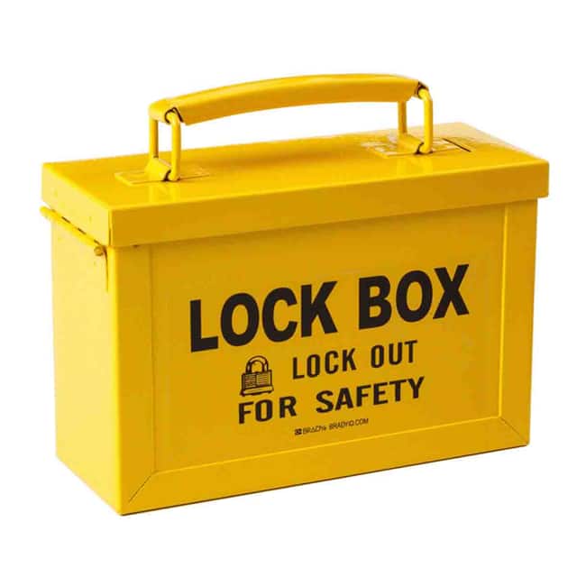 65672 GROUP LOCK BOX - YELLOW