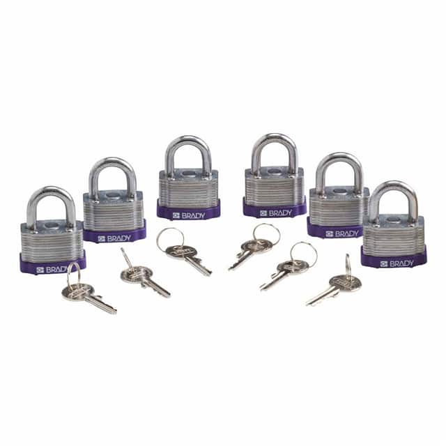 123281 KEY RETNG STEEL LOCK, 0.75" KD P