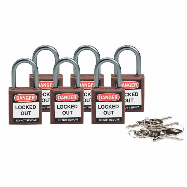 118931 BRADY COMPACT SFTY PADLOCK BROWN