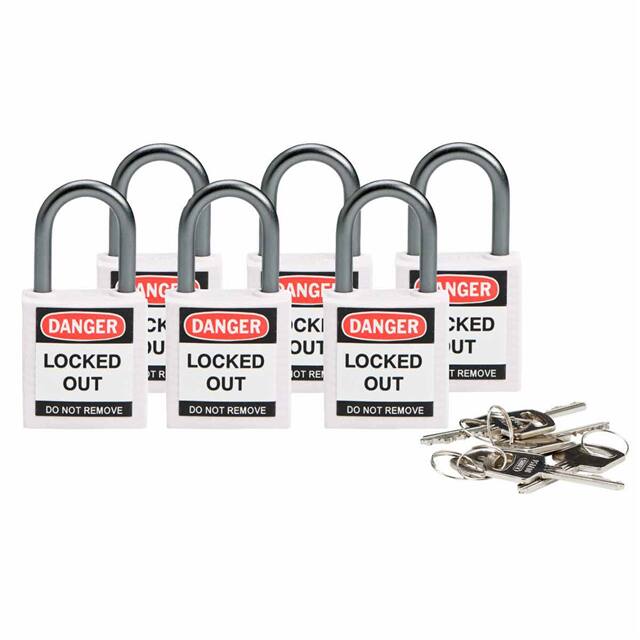 118966 BRADY COMPACT SFTY PADLOCK WHITE