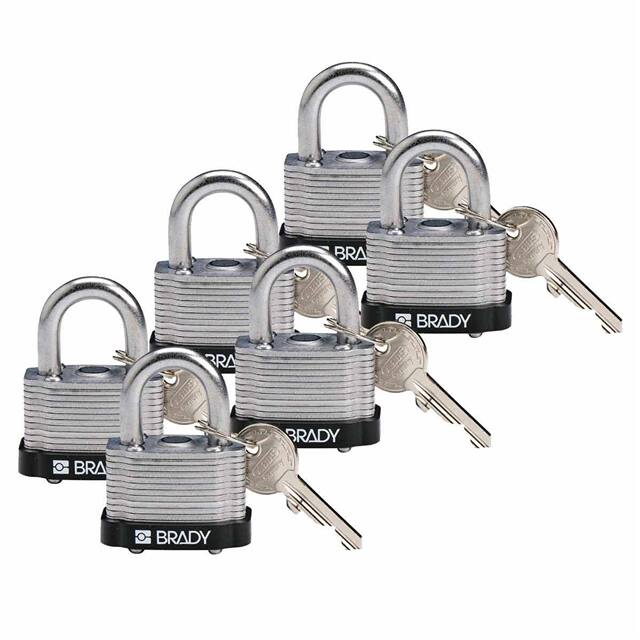 118940 KEY RETAINING STEEL PADLOCK BLAC