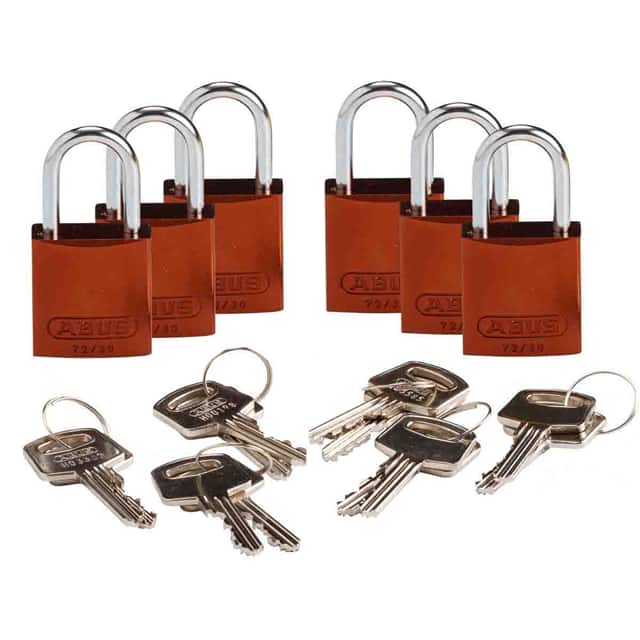 133267 BRADY COMPACT ALUM PADLOCK BRWN