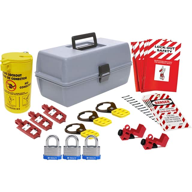 134035 BRADY LOCKOUT KIT WITH LARGE BOX