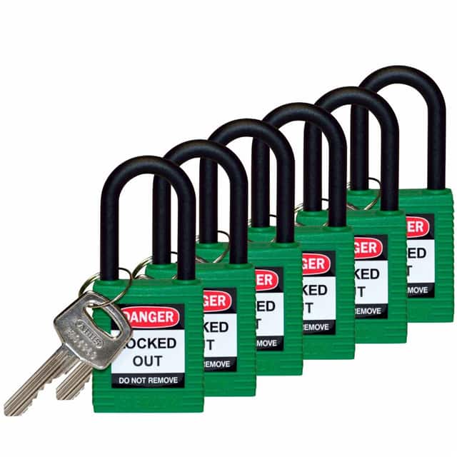 123344 SAFETY LOCK, 1.5" KA GRN, NYLN S