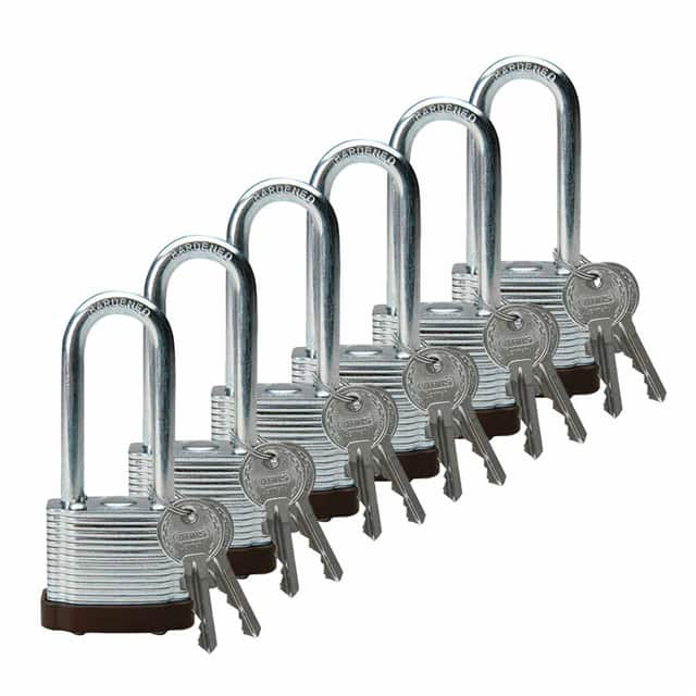 102698 BRADY STEEL PADLOCK, 2.0" KD BRO