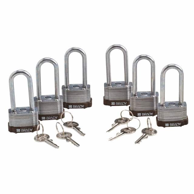 123278 KEY RETAINING STEEL LOCK HB BRWN