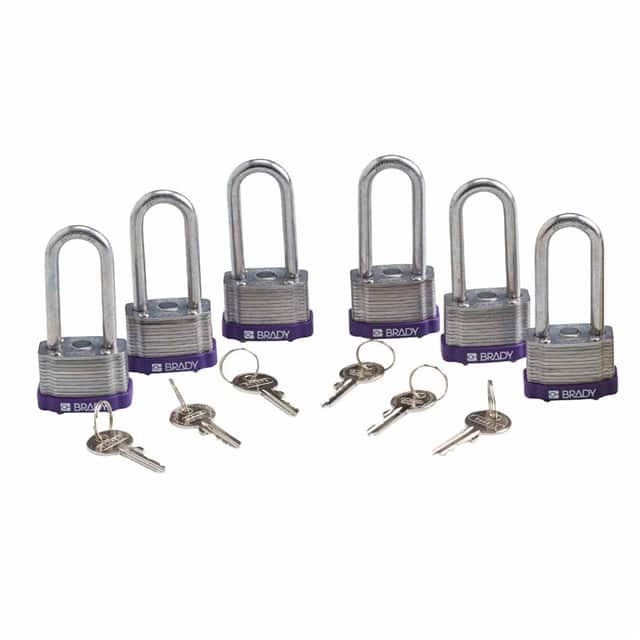 123279 KEY RETAINING STEEL LOCK HB PURP