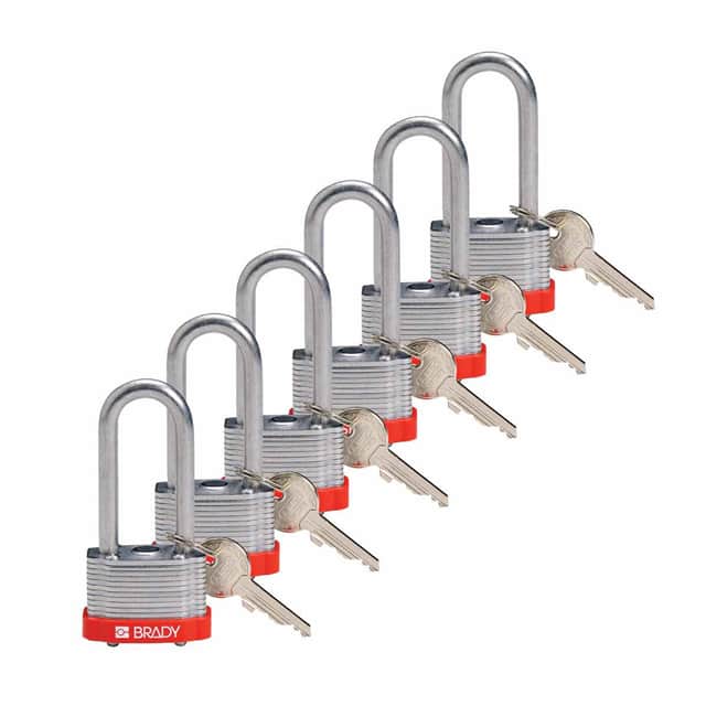118944 KEY RETAINING STEEL LOCK HB RED