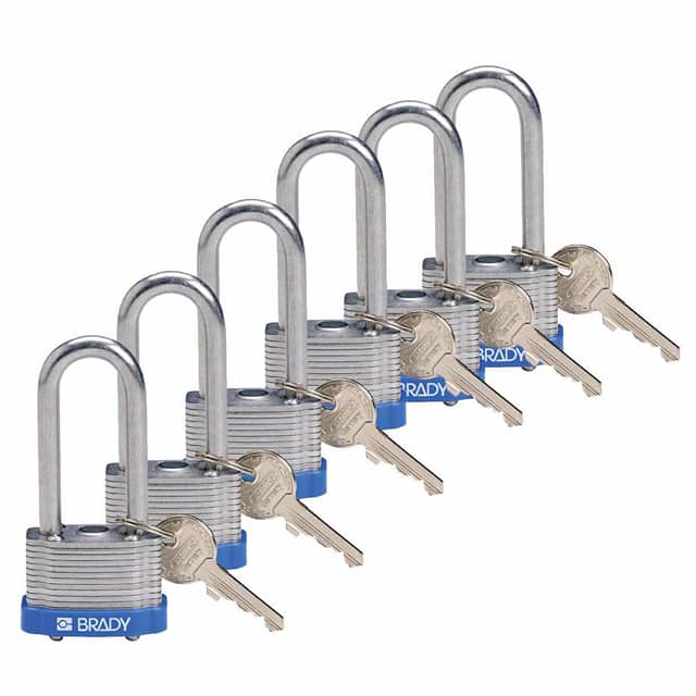 118974 KEY RETAINING STEEL LOCK HB BLUE