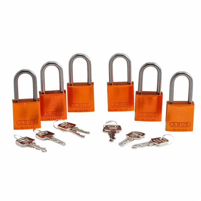 51378 ABUS ALUM PADLOCK, 1.5" KD ORANG
