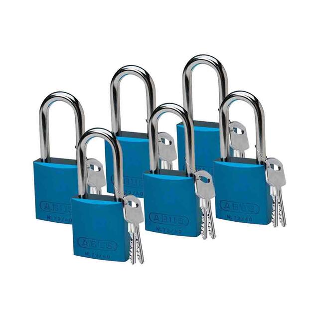 51371 ABUS ALUM PADLOCK, 1.5" KD BLUE