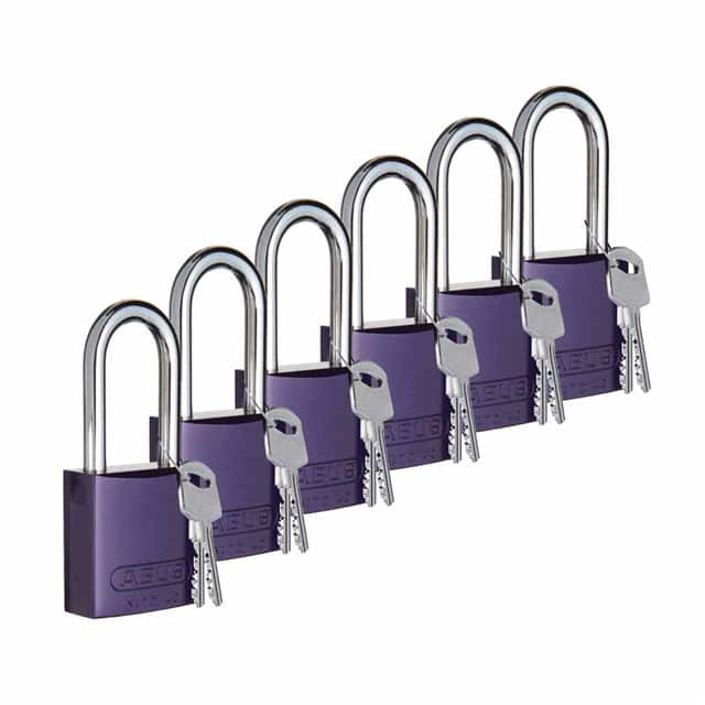 104577 ABUS ALUM PADLOCK, 1.5" KD PURPL