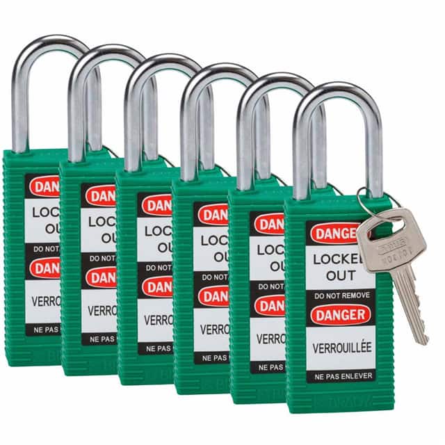 123425 LONG BODY SFTY LOCK, 1.5" KA GRE