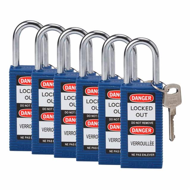 123424 LONG BODY SFTY LOCK, 1.5" KA BLU