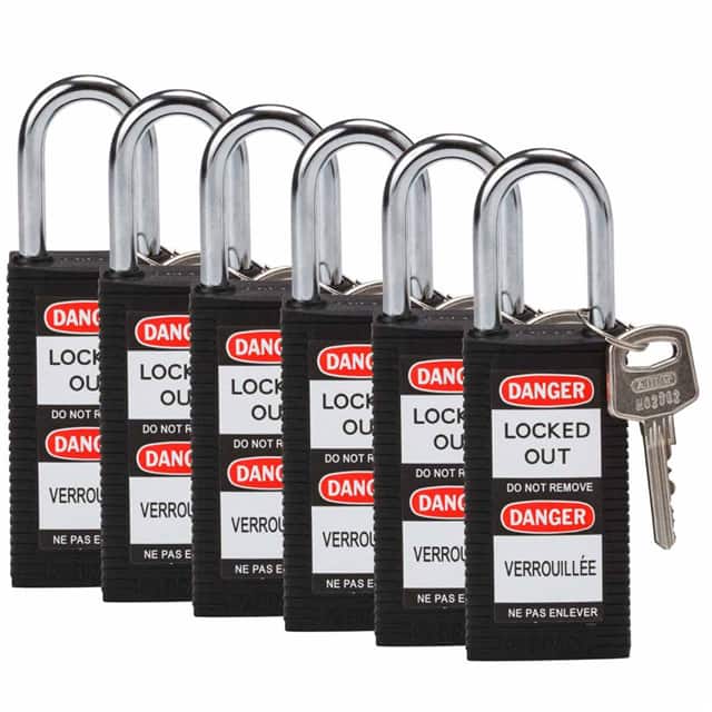 123428 LONG BODY SFTY LOCK, 1.5" KA BLA
