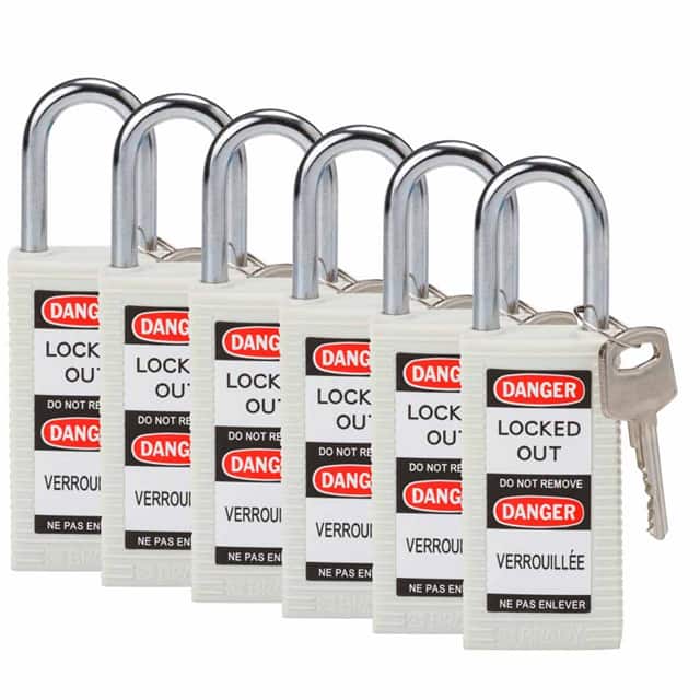 123431 LONG BODY SFTY LOCK, 1.5" KA WHI
