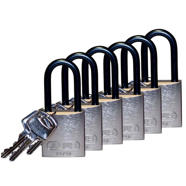 123441 ABUS ALUM PADLOCK, 1.5" KA SILVE