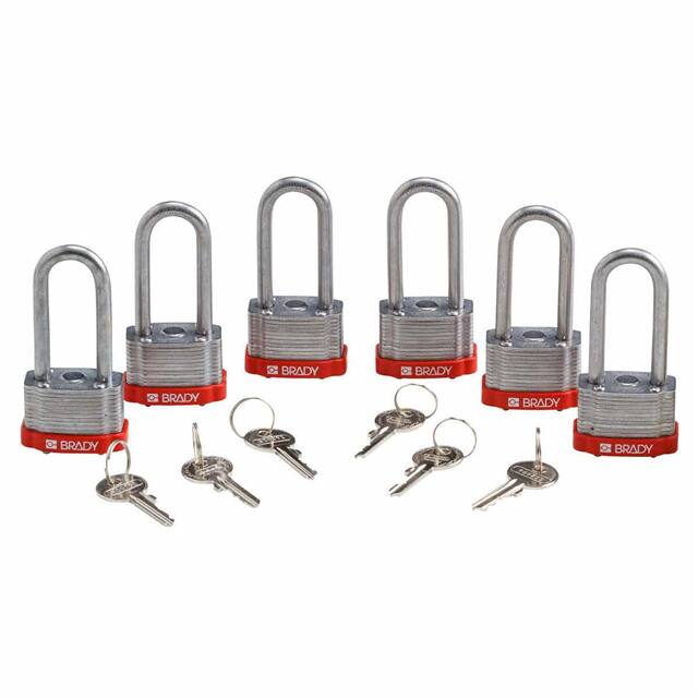 118978 KEY RETAINING STEEL LOCK HB RED