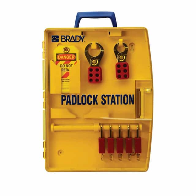 105928 PADLOCK STN W/ 5 SAFETY PADLOCKS