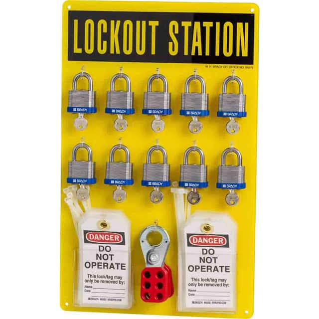 65680 TEN LOCK STATION WITH COMPONENTS