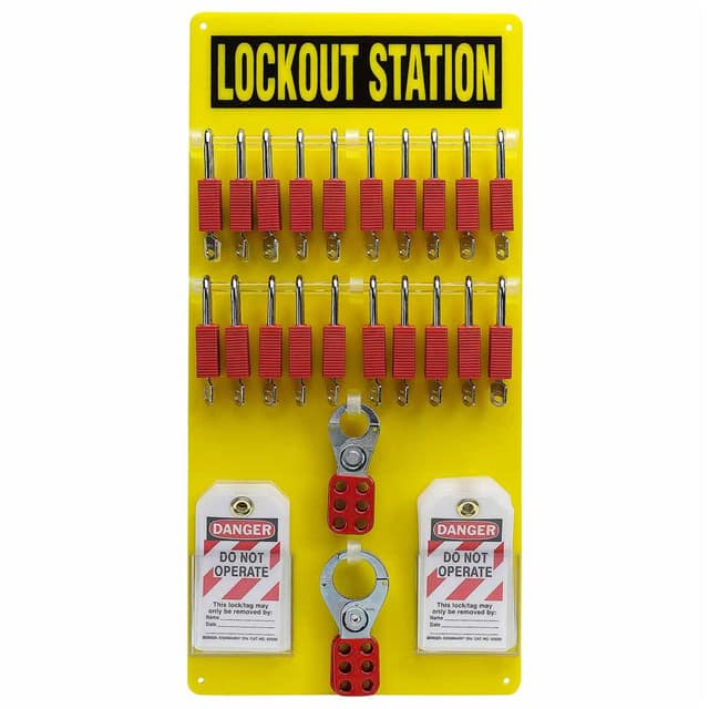 51189 20-LOCK BOARD WITH SAFETY PADLOC