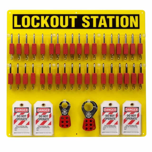 51195 36-LOCK BOARD WITH SAFETY PADLOC