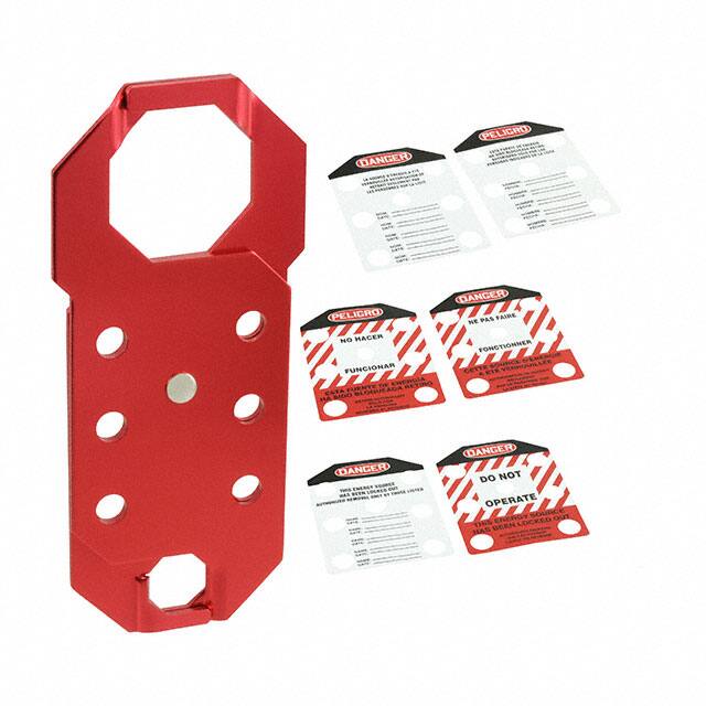 PSL-1023 DBL-CROSS ALUM HASP, DGR DO NOT