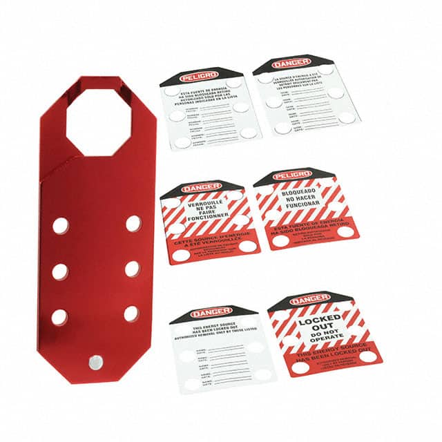 PSL-1022 ALUM HASP, DGR LOCKED OUT DNO ,E