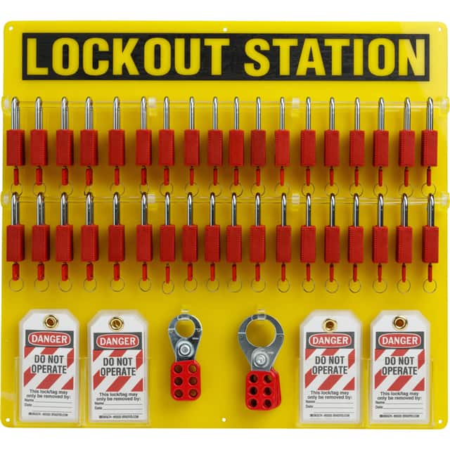 150965 36-LOCK BOARD W/SKEY N/S PADLOCK