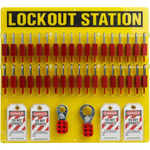 150966 36-LOCK BOARD W/ SKEY AL PADLOCK