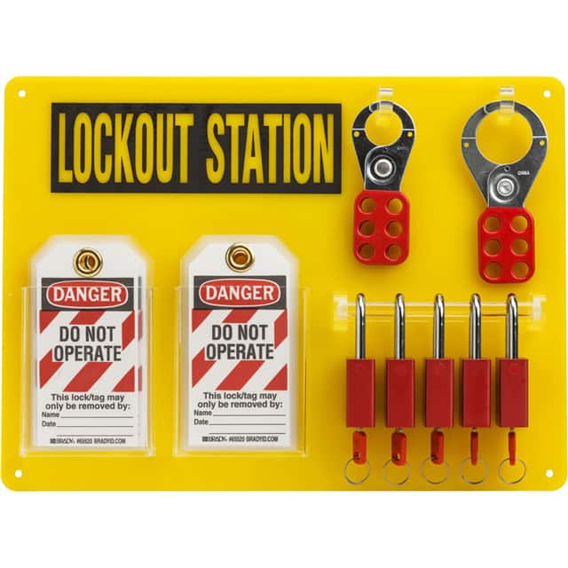 150960 5-LOCK BOARD W/ SKEY AL PADLOCKS