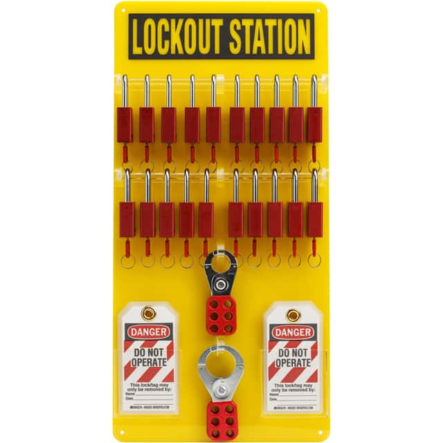 150983 20-LOCK BOARD W/ SKEY AL PADLOCK