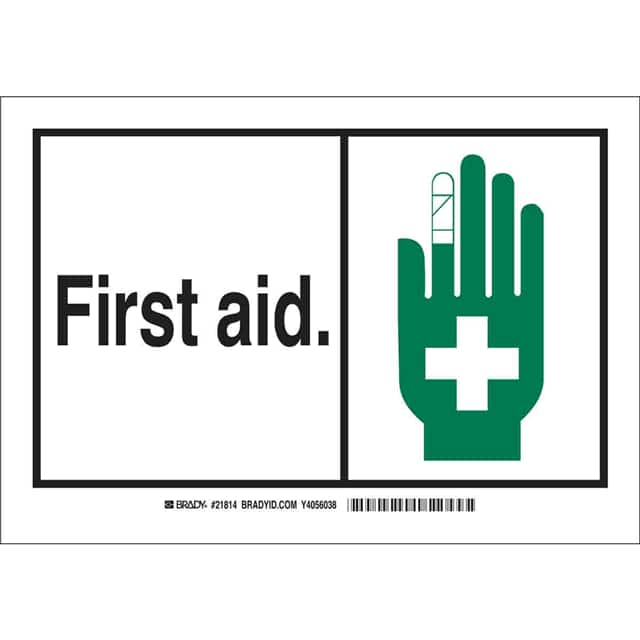83767 B302 7X10 ANSI BLK,GRN/WHT FIRST