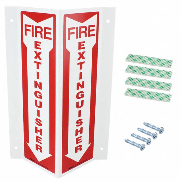 PSS3P4016M SIGN 18"X4" RED/WHITE